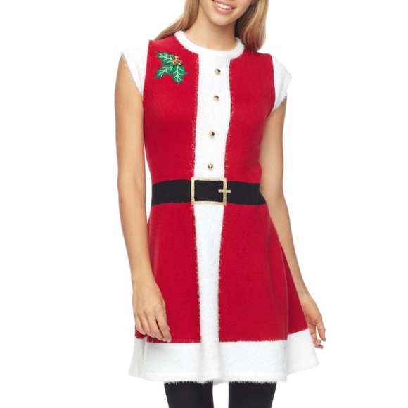 United States Sweaters Mrs Santa Claus Dress Ladies Large - Picture 1 of 16